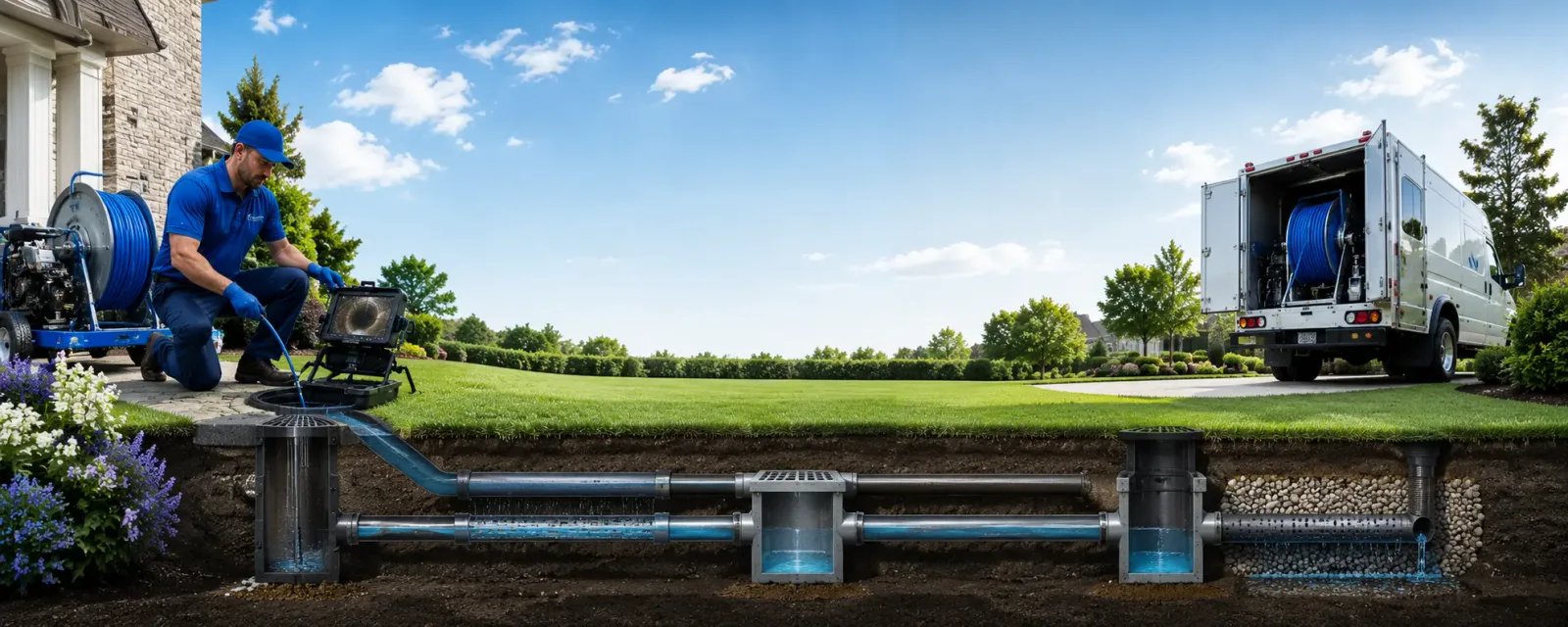Outdoor drain cleaning information for San Martin, CA
